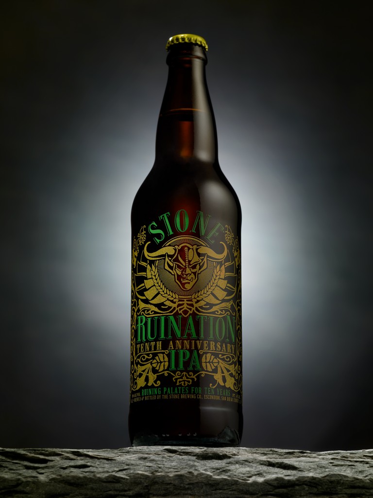 Stone Ruination 10th Anniversary IPA Bottle