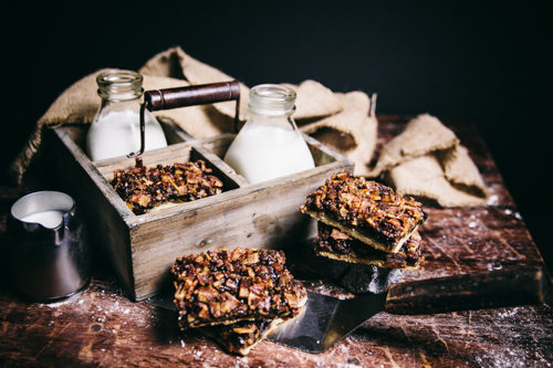 bacon maple pecan bars