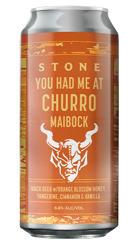 stone you had me at churro maibock can
