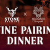 Stone brewing x Mia Marie Vineyards Wine Pairing Dinner