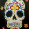 sugar skull painting