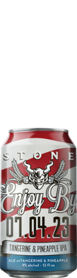 Stone Enjoy By 07.04.23 Tangerine & Pineapple IPA can