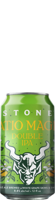 stone patio magic double IPA can