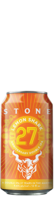 Can of Stone 27th Anniversary Lemon Shark Double IPA