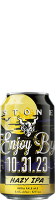 can of Stone Enjoy By 10.31.23 Hazy IPA