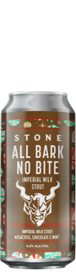 Stone All Bark No Bite Imperial Milk Stout can