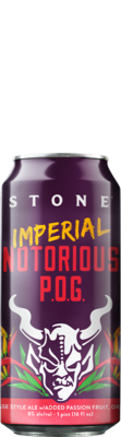 can of Stone Imperial Notorious P.O.G. beer