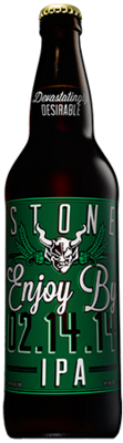 Stone Enjoy By 02.14.14 IPA bottle