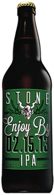 Stone Enjoy By 02.15.13 IPA bottle