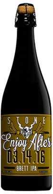 Stone Enjoy After 03.14.16 Brett IPA bottle