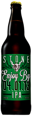 Stone Enjoy By 04.01.13 IPA bottle