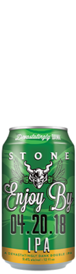 Stone Enjoy By 04.20.18 IPA can