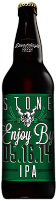 Stone Enjoy By 05.16.14 IPA bottle