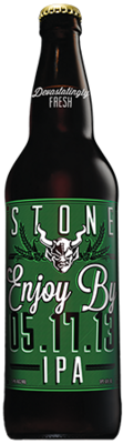 Stone Enjoy By 05.17.13 IPA bottle