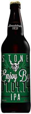 Stone Enjoy By 07.04.14 IPA bottle