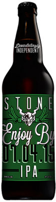 Stone Enjoy By 07.04.15 IPA bottle