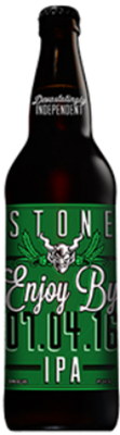 Stone Enjoy By 07.04.16 IPA bottle