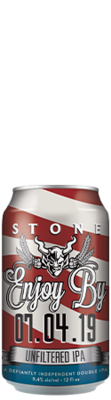Stone Enjoy By 07.04.19 Unfiltered IPA can