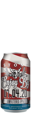 Stone Enjoy By 07.04.20 Unfiltered IPA can