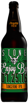Stone Enjoy By 07.25.16 Tangerine IPA bottle