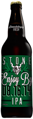 Stone Enjoy By 08.16.14 IPA bottle