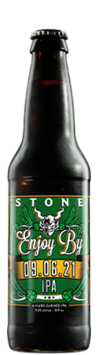 Stone Enjoy By 09.06.21 IPA bottle