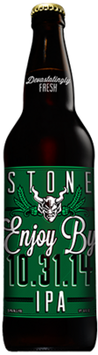 Stone Enjoy By 10.31.14 IPA bottle