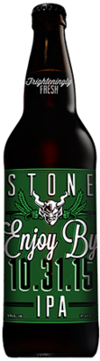 Stone Enjoy By 10.31.15 IPA bottle