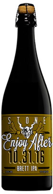 Stone Enjoy After 10.31.16 Brett IPA bottle