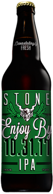 Stone Enjoy By 10.31.17 IPA bottle