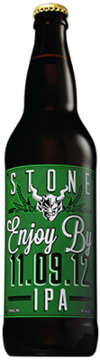 Stone Enjoy By 11.09.12 IPA bottle