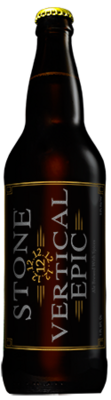 Stone 12.12.12 Vertical Epic Ale bottle