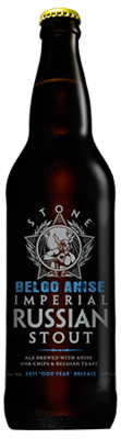 Stone BELGO Anise Imperial Russian Stout bottle