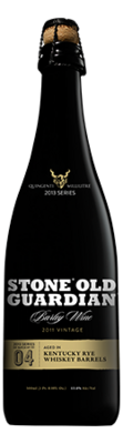 Stone Old Guardian Aged in Kentucky Rye Whiskey Barrels