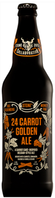 Juli Goldenberg / Monkey Paw / Stone 24 Carrot Golden Ale bottle