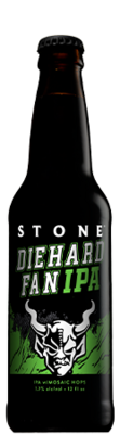 Stone Diehard Fan IPA bottle