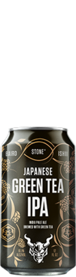 Baird / Ishii / Stone Japanese Green Tea IPA can