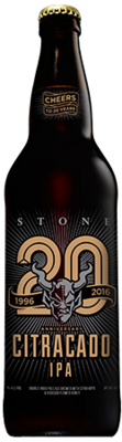 Stone 20th Anniversary Citracado IPA bottle
