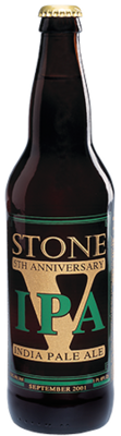Stone 5th Anniversary IPA bottle