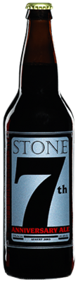 Stone 7th Anniversary Ale bottle