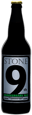 Stone 9th Anniversary Ale bottle