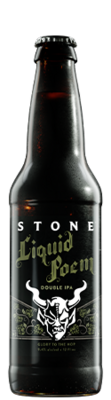 Stone Liquid Poem Double IPA bottle