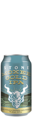 Stone Moxee Gold IPA can