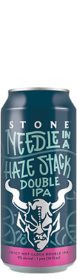 Stone Needle in a Haze Stack Double IPA can
