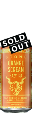Stone Orange Scream Hazy IPA can - sold out