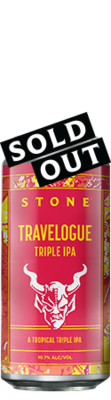 Stone Travelogue Triple IPA can