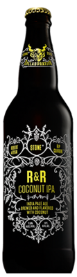 Robert Masterson & Ryan Reschan / Rip Current / Stone R&R Coconut IPA bottle