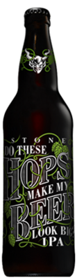 Stone Do These Hops Make My Beer Look Big? IPA bottle