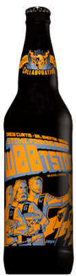 Drew Curtis / Wil Wheaton / Greg Koch Stone Farking Wheaton wootstout bottle