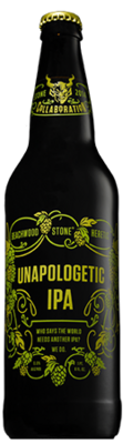Beachwood / Heretic / Stone Unapologetic IPA bottle